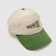 Casquette velours côtelé bicolore
