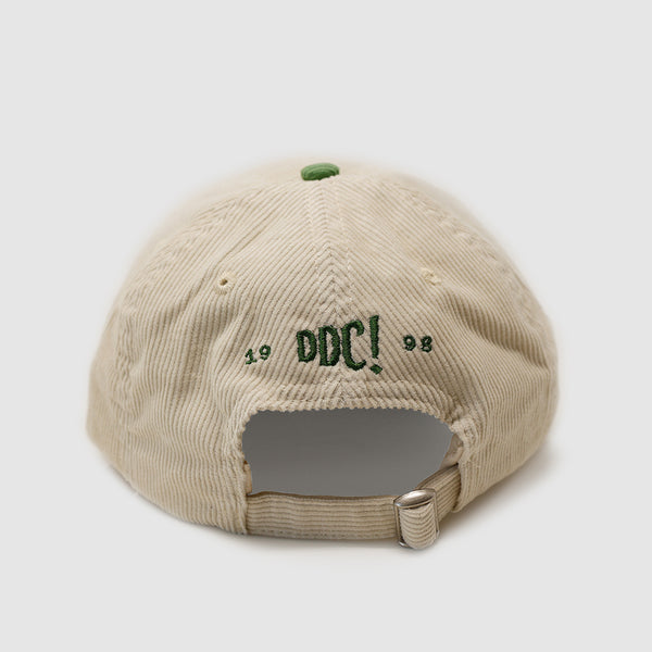 Casquette velours côtelé bicolore