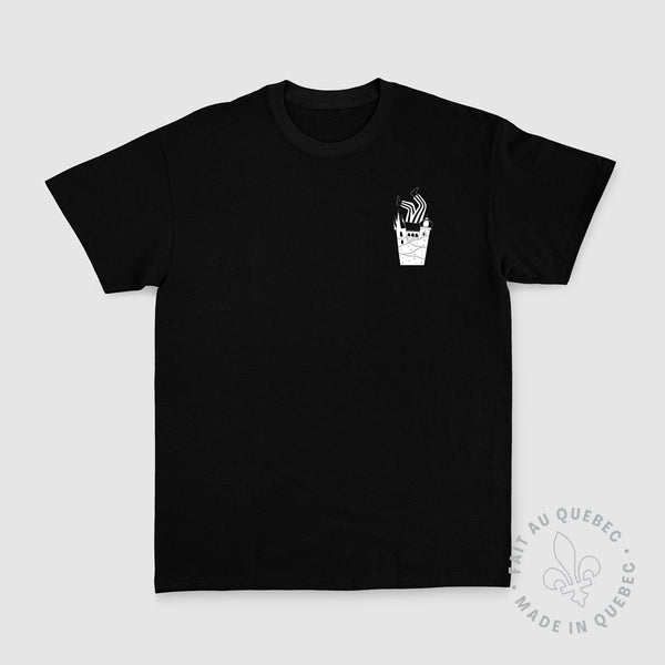 T-shirt Boire Prague - Noir