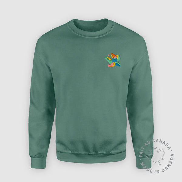 Sage Crewneck Sweatshirt - Hublot Tropical