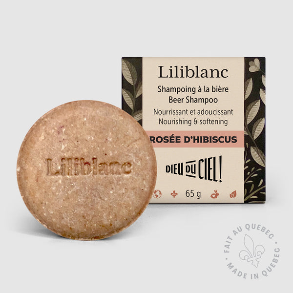 Shampoing à la bière Rosée d'hibiscus - Liliblanc x DDC!