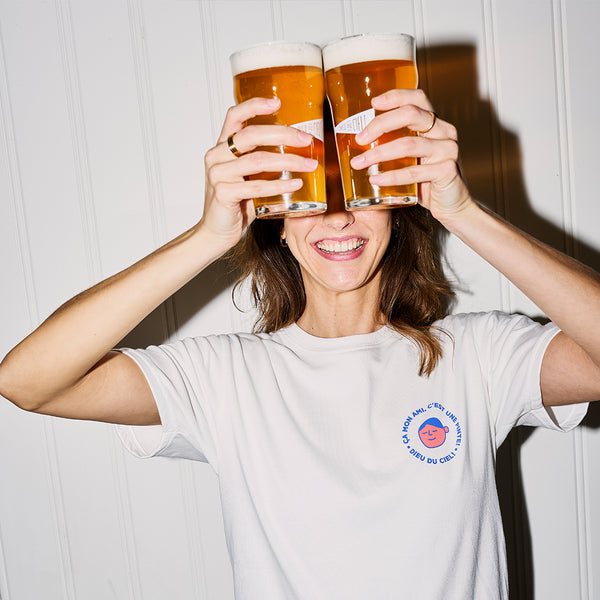 Ça Mon Ami, C'est Une Pinte! T-shirt - White