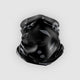 Black printed neck warmer